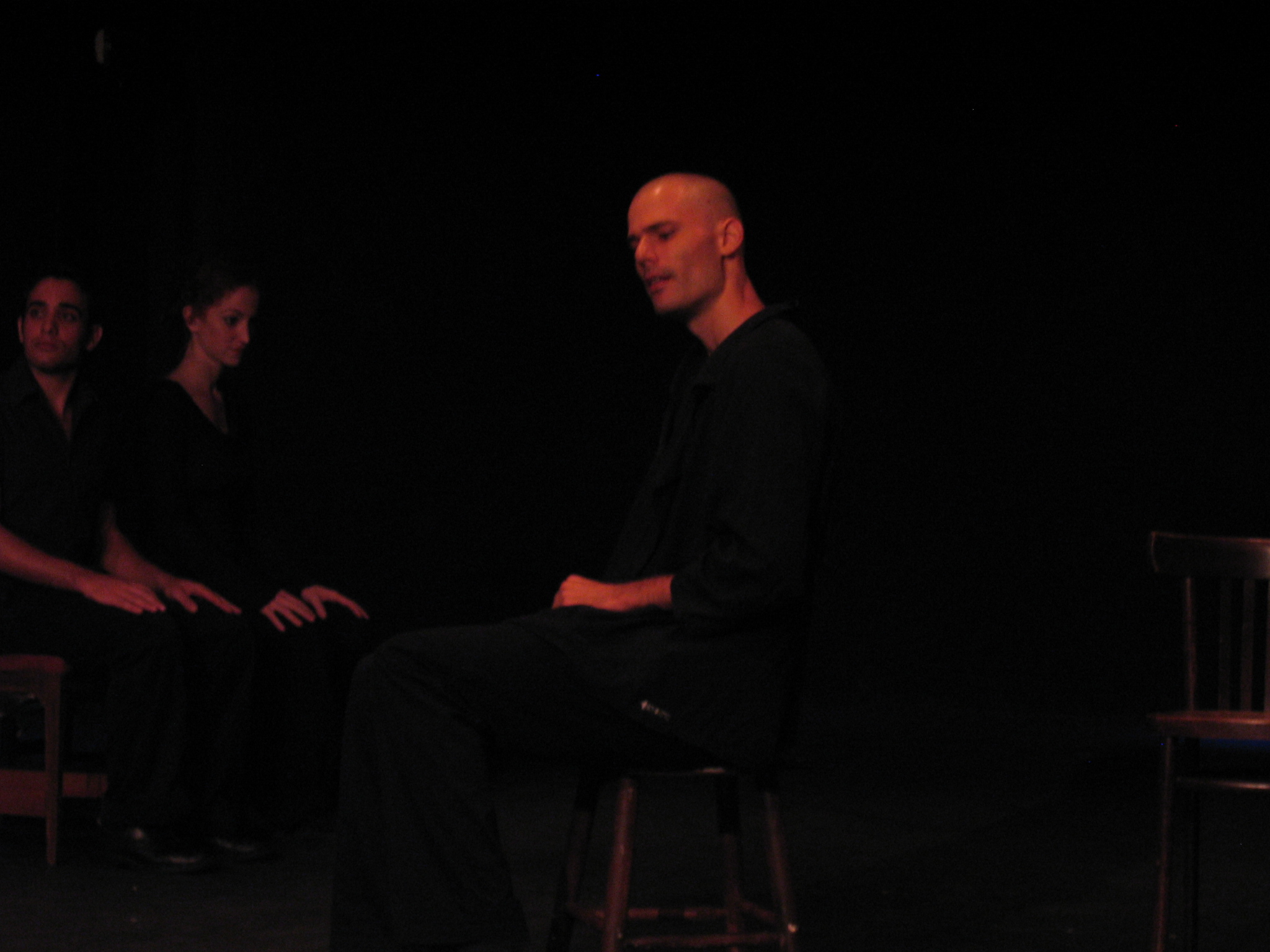 Dramatic performance on stage